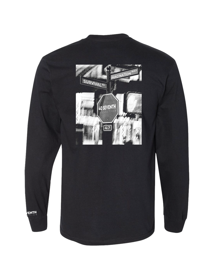 At the Corner of Survival and Imagination Long Sleeve Tee
