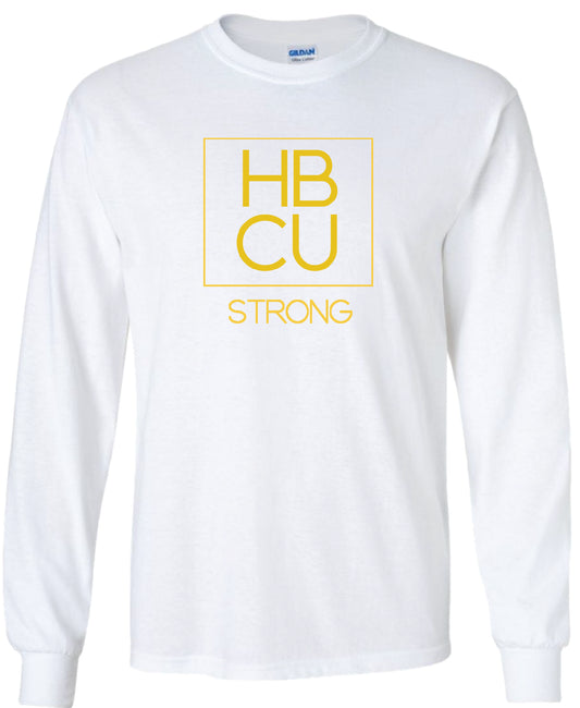 HBCU Strong Long Sleeve Tee (The Legacy Gold Edition)